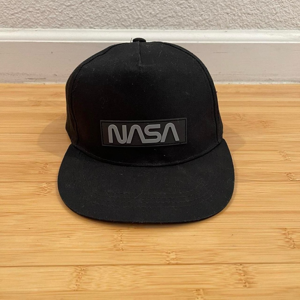 Black NASA SnapBack Hat Size Youth